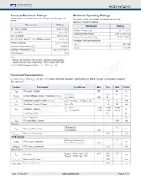 AOZ1267QI-02 Datasheet Pagina 4