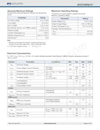 AOZ1268QI-01 Datasheet Pagina 4