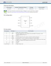 AOZ1283PI Datasheet Page 2