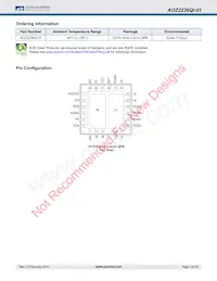 AOZ2236QI-01 데이터 시트 페이지 3