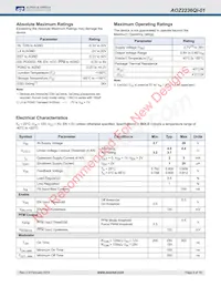 AOZ2236QI-01 데이터 시트 페이지 5