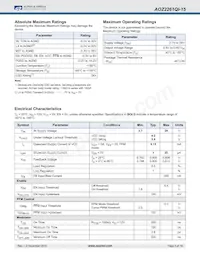 AOZ2261QI-15 Datasheet Page 5