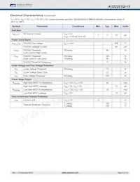AOZ2261QI-15 Datasheet Page 6