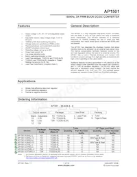 AP1501-K5L-13 Datasheet Cover