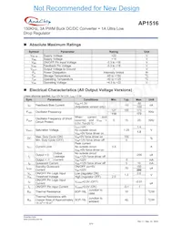 AP1516-SL-A Datasheet Pagina 3