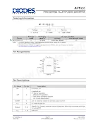 AP1533SG-13 Datasheet Page 2
