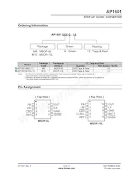 AP1601M8G-13 Datasheet Page 2