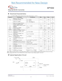 AP1602BYL-7 Datasheet Page 3