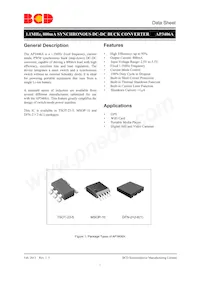 AP3406AMM-ADJTRG1 Datasheet Cover
