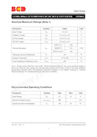 AP3406AMM-ADJTRG1數據表 頁面 4
