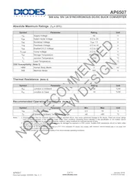 AP6507SP-13 Datasheet Page 3