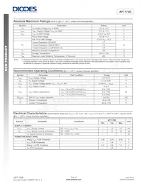 AP7176BSP-13 Datasheet Pagina 3