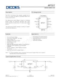 AP7217-33SG-13 Datasheet Cover