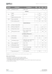 AS1312-BWLT-33 Datasheet Pagina 6