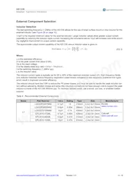 AS1336B-BQFT Datasheet Pagina 14