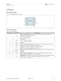 AS1343A-BTDT-10 Datasheet Page 2