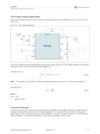 AS1343A-BTDT-10 Datasheet Page 11