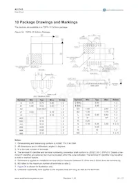 AS1343A-BTDT-10 Datasheet Pagina 15