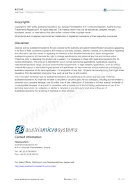 AS1343A-BTDT-10 Datasheet Page 17