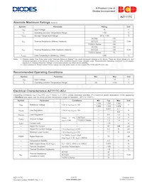 AZ1117CD-1.5TRG1數據表 頁面 4