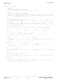 BD8316GWL-E2 Datasheet Page 4