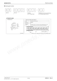 BD8627EFV-E2數據表 頁面 12