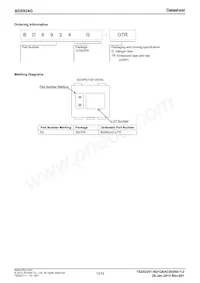 BD8924G-GTR Datasheet Page 13