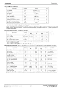 BD8960NV-E2 Datasheet Page 3