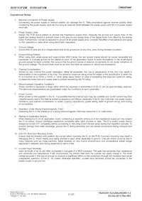 BD9104FVM-TR Datasheet Pagina 21