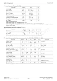 BD9109FVM-LBTR Datasheet Page 6