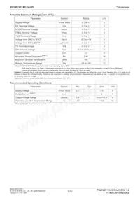 BD9B301MUV-LBE2 Datasheet Page 5