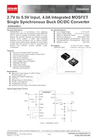 BD9B400MUV-E2 Datasheet Cover