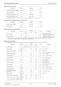BH31NB1WHFV-TR Datasheet Page 2