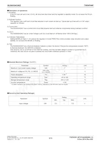 BU90054GWZ-E2 Datasheet Page 3
