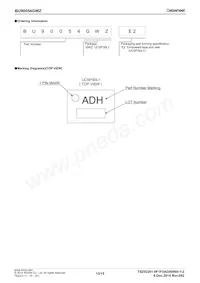 BU90054GWZ-E2 Datasheet Page 13