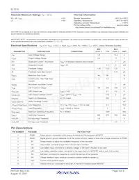 EL7515IYZ-T7 Datasheet Page 3