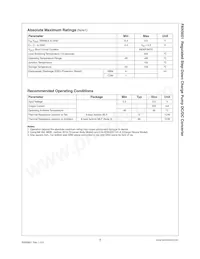 FAN5601MP18X Datasheet Page 3