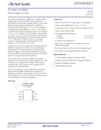 ICL7660CBA-T Datasheet Cover