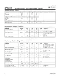 IP1203TR Datasheet Page 2