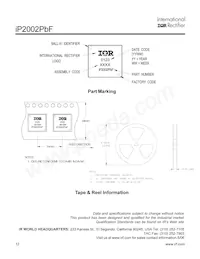 IP2002TRPBF 데이터 시트 페이지 12