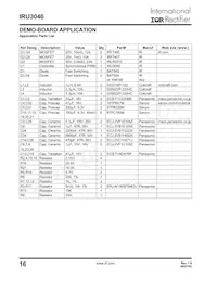 IRU3046CFTR Datasheet Page 16