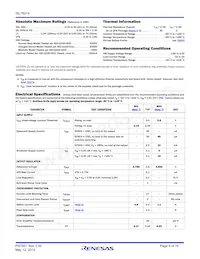 ISL78214ARZ-T Datasheet Page 4