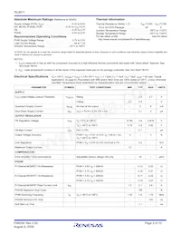 ISL8011IRZ-T Datasheet Page 2