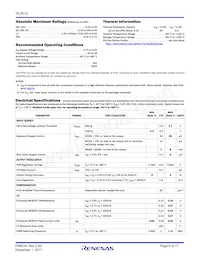 ISL8012IRZ-T7A Datasheet Page 5