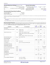 ISL8014AIRZ-T Datasheet Page 4