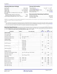 ISL85009FRZ-T Datasheet Page 5