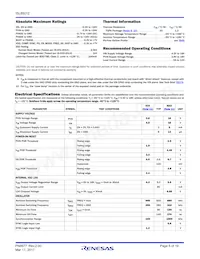 ISL85012FRZ-T7A Datasheet Pagina 5