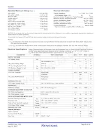 ISL8501IRZ-T Datasheet Page 5