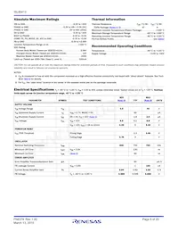 ISL85413FRTZ-T Datasheet Page 5