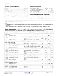 ISL91110IINZ-T7A Datasheet Page 4